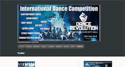 Desktop Screenshot of dancerevolution.lt