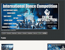 Tablet Screenshot of dancerevolution.lt